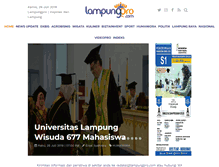 Tablet Screenshot of lampungpro.com